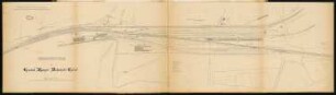 Bahnhof, Kassel: Rangierbahnhof: Lageplan und Gleisplan 1:1000