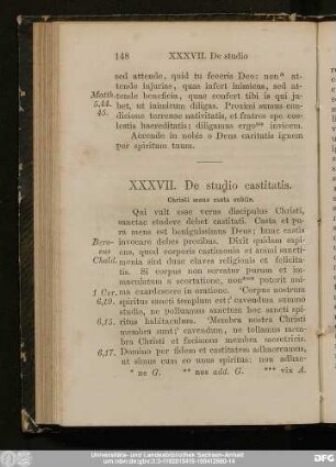 XXXVII. De studio castitatis.