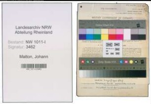 Entnazifizierung Johann Matton , geb. 26.09.1901 (Waldarbeiter)