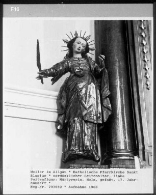 Märtyrerin (linke Seitenfigur)