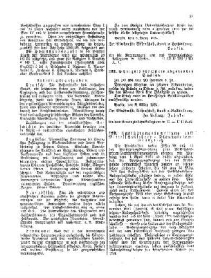 Schulgeld der Ostern abgehenden Schüler : [Amtlicher Teil]