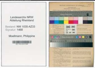 Entnazifizierung Philippine Moellmann , geb. 04.03.1901 (Museumsangestellte)
