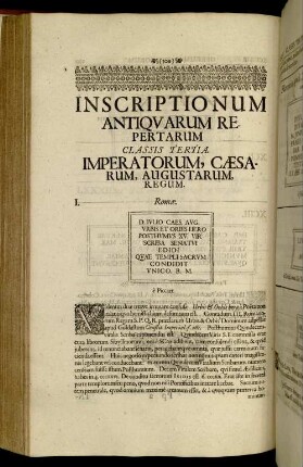 Classis Tertia. Imperatorum, Caesarum, Augustarum, Regum