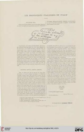 8: Les majoliques italiennes en Italie, [6]