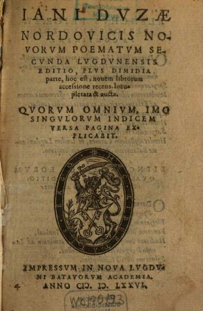Nova Poemata
