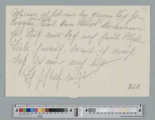Brief an Richard Dehmel