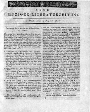 1803-08-19 : 22. Stück