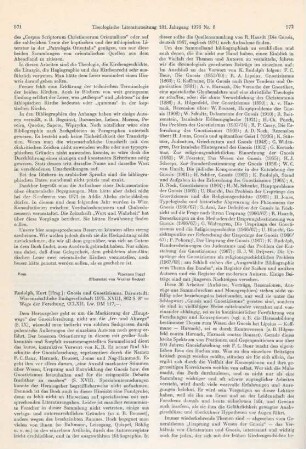 571-573 [Rezension] Gnosis und Gnostizismus