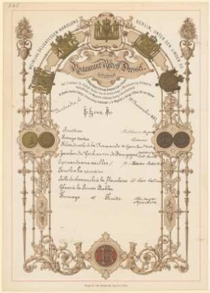 Menükarte : Menü, Restaurant Rudolf Dressel