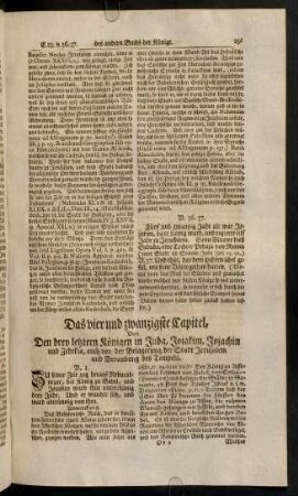 291-299, Das vier und zwanzigste Capitel
