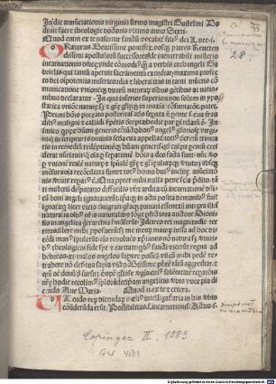 Sermo in die annuntiationis virginis