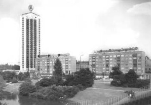 Messestadt Leipzig: Georgiring mit Wohnhochhaus