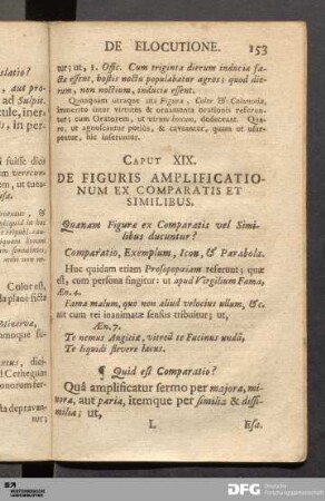 Caput XIX. De Figuris Amplificationum Ex Comparatis Et Similibus.