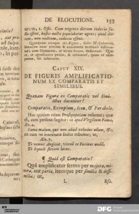 Caput XIX. De Figuris Amplificationum Ex Comparatis Et Similibus.