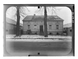 Langerwisch (Michendorf-Langerwisch), Straße der Einheit (Neu-Langerwisch) 38. Gehöft. Wohnhaus. Straßenfront