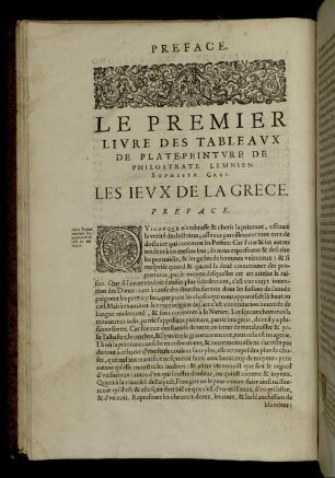 Le Premier Livre [...] Les Ieux De La Grece
