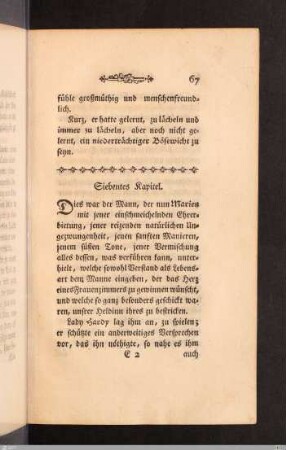 Siebentes Kapitel.