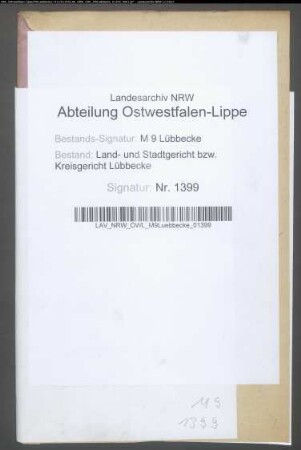 Erblasser: Viermann, Heinrich Wilhelm; Erblasser: Viermann, Anne sophie, geb. Köckenhoff: Abschluss eines Erbvertrags