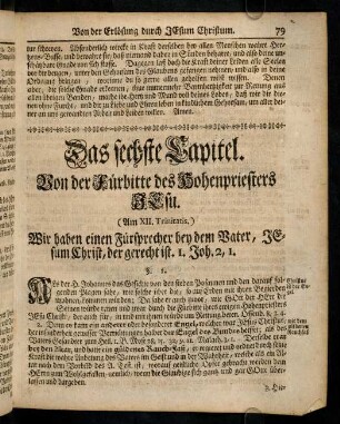 79-92, Das sechste Capitel