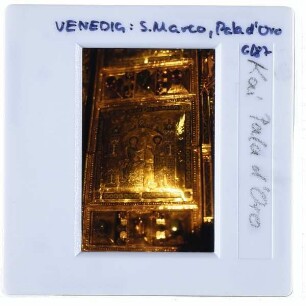 Venedig, Markusdom,Venedig, Markusdom, Pala d'Oro : Detailansicht