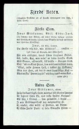 Fjerde Acten.