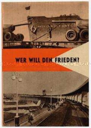 Flugschrift des Amtes für Information für Friedenskampf, Friedensvertrag mit Deutschland und Planerfüllung im Fünfjahrplan