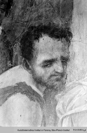 Freskenzyklus : Die Apostel Petrus und Paulus mit Simon Magus vor Nero; Kreuzigung Petri