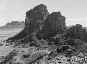 Felsformation : Berg im in Eritrea gelegenen Teils des Hochlands von Abessinien