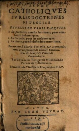 Leçons catholiques sur les doctrines de l'eglise