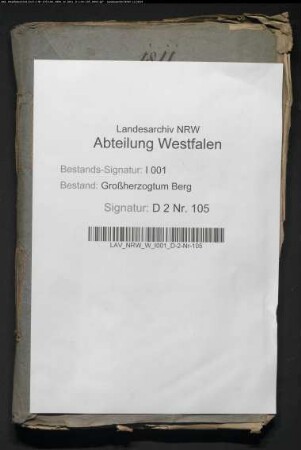 Verpachtung einiger Domänengrundstücke in der Rentei Beckum und Ahlen