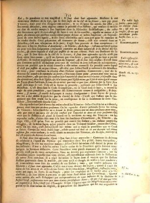 Reflexions D'un Evêque de Languedoc sur les Remontrances du Parlement de Toulouse, du 17 Juillet 1752.