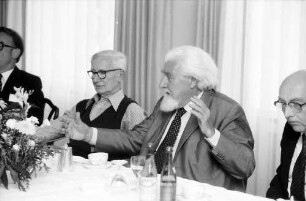 31. Tagung 1981 (29.6.-3.7.) Mediziner; Pressekonferenz: Nikolaas Tinbergen, Konrad Lorenz