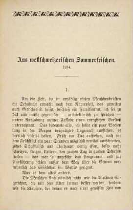 117-151, Aus westschweizerischen Sommerfrischen