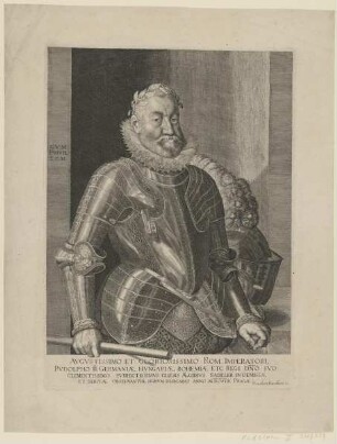 Bildnis des Rvdolpho II., Kaiser des Römisch-Deutschen Reiches