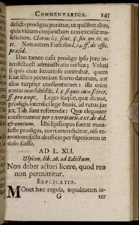 Ad L. XLI. Ulpian. lib. 26. ad Edictum. - Ad L. L. Paulus lib. 39. ad Edictum.