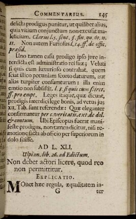 Ad L. XLI. Ulpian. lib. 26. ad Edictum. - Ad L. L. Paulus lib. 39. ad Edictum.