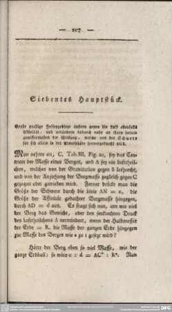 Siebentes Hauptstück