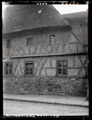 Wohnhaus, Fachwerk, Foto: Schuster 1930