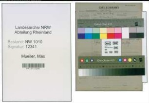 Entnazifizierung Max Mueller , geb. 30.01.1900 (Maurer)