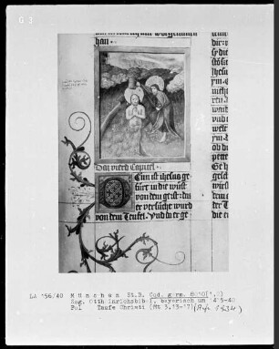 Ottheinrichsbibel — Die Taufe Christi
