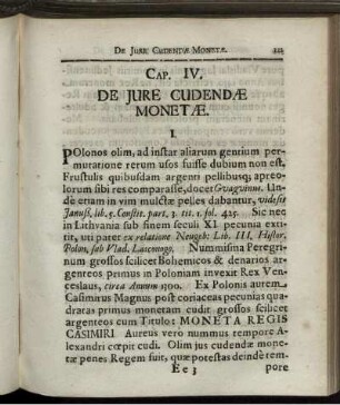 Cap. IV. De Iure Cudendae Monetae