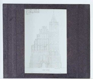 Neuenburg, Pfarrkirche St. Matthäus : Aufriss von W