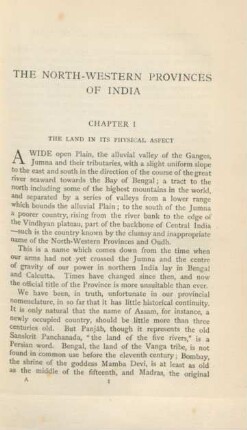 Chapter I The land in its physical aspect