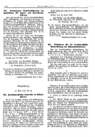 Fremdsprachlicher Unterricht an Mittelschulen : [Erziehung] ; [Für das Reich] ; [Amtliche Erlasse] ; [Amtlicher Teil]