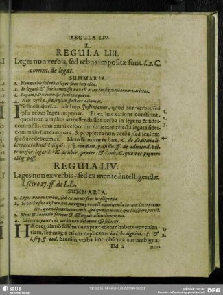 Regula LIV. Leges non ex verbis, sed ex mente intelligendae