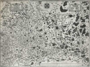 Landkarte des Kurfürstentums Sachsen "Näue Geographische Land Carta oder General Mappe ..."