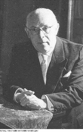Dresden. Stadtverordnete. Professor Heinz Bongartz als Stadtverordneter, 1958