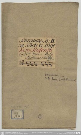 Symphonies - Mus.2-N-24,5 : strings, bc - C; JenS 9