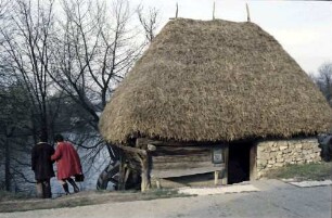 Baneasa: Dorfmuseum, Freilicht Museum, Alte Strohgedeckte Mühle