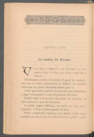Capítulo XCIII - La misión de Nicolás